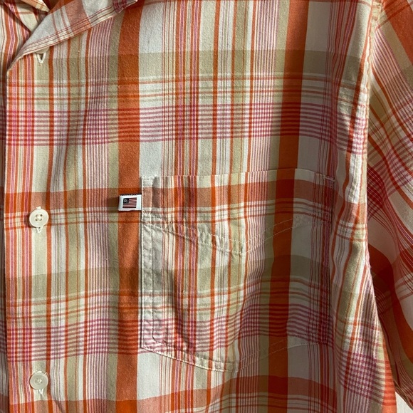 Polo Ralph lauren authentic jeans company short sleeve button front shirt Large - Picture 3 of 5